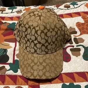 Brown Patterned Cap